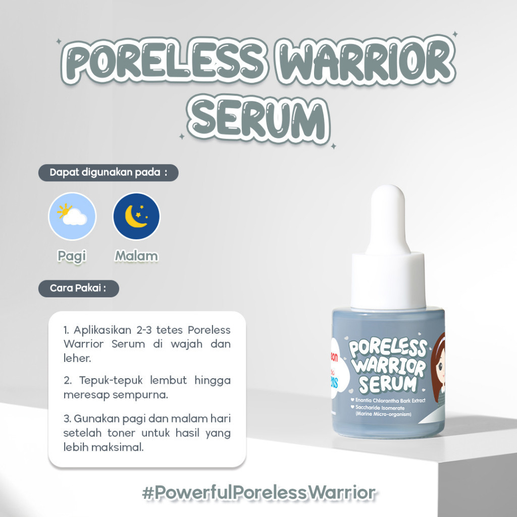 pigeon teens poreless warior serum 20ml/serum wajah pigeon teens poreless warior serum 20ml/serum wajah