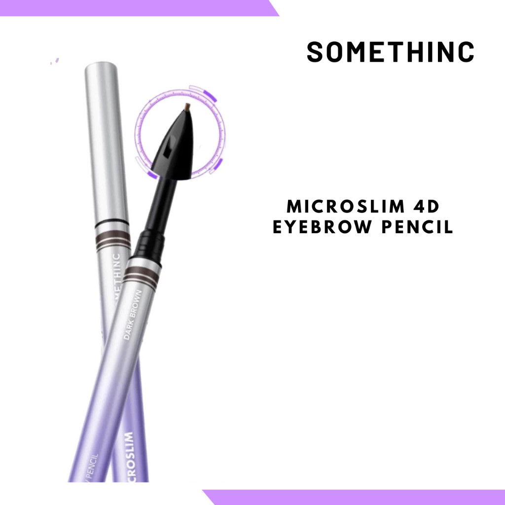 somethinc microslim 4d eyebrow pencil/pensil alis somethinc microslim 4d eyebrow pencil/pensil alis