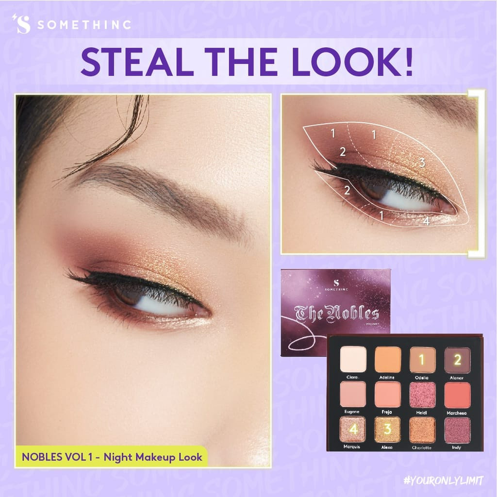 somethinc the nobles eyeshadow palette 8.4g/perona mata somethinc the nobles eyeshadow palette 8.4g/perona mata