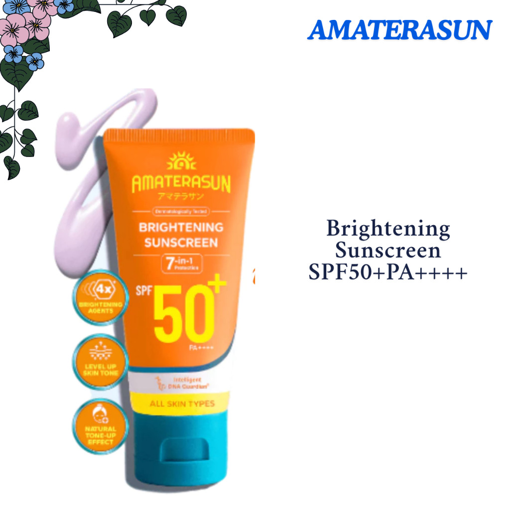 amaterasun brightening sunscreen spf 50+ pa++++ 40g/tabir surya amaterasun brightening sunscreen spf 50+ pa++++ 40g/tabir surya