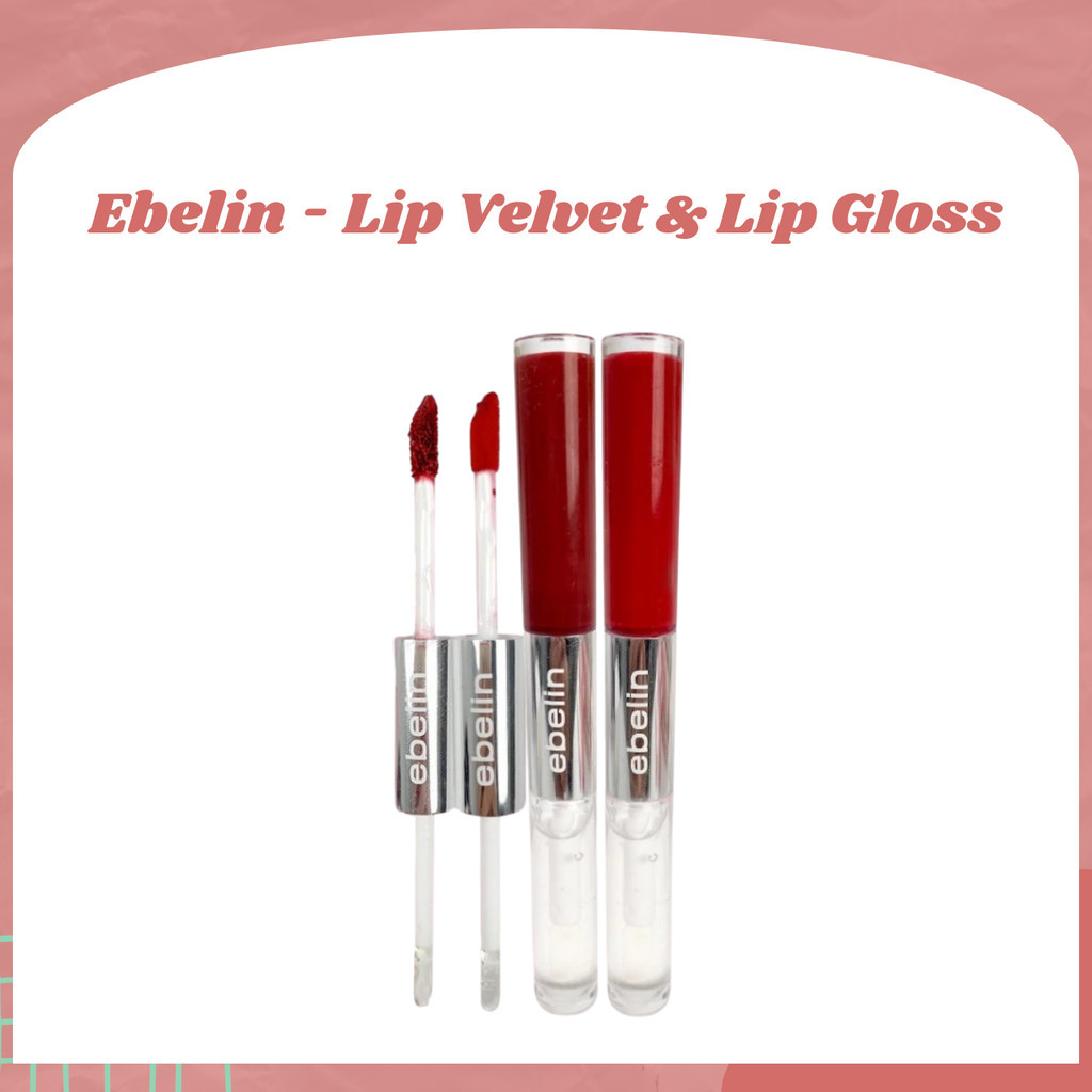 ebelin lip velvet and lip gloss 3ml ebelin lip velvet and lip gloss 3ml
