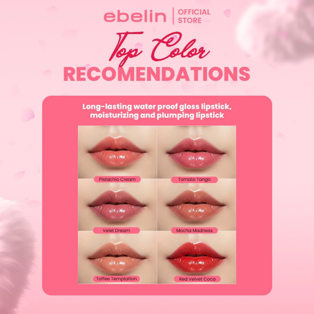 ebelin lip velvet and lip gloss 3ml ebelin lip velvet and lip gloss 3ml