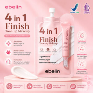 ebelin 4in1 magic finish tone up makeup brightening cream 20g
