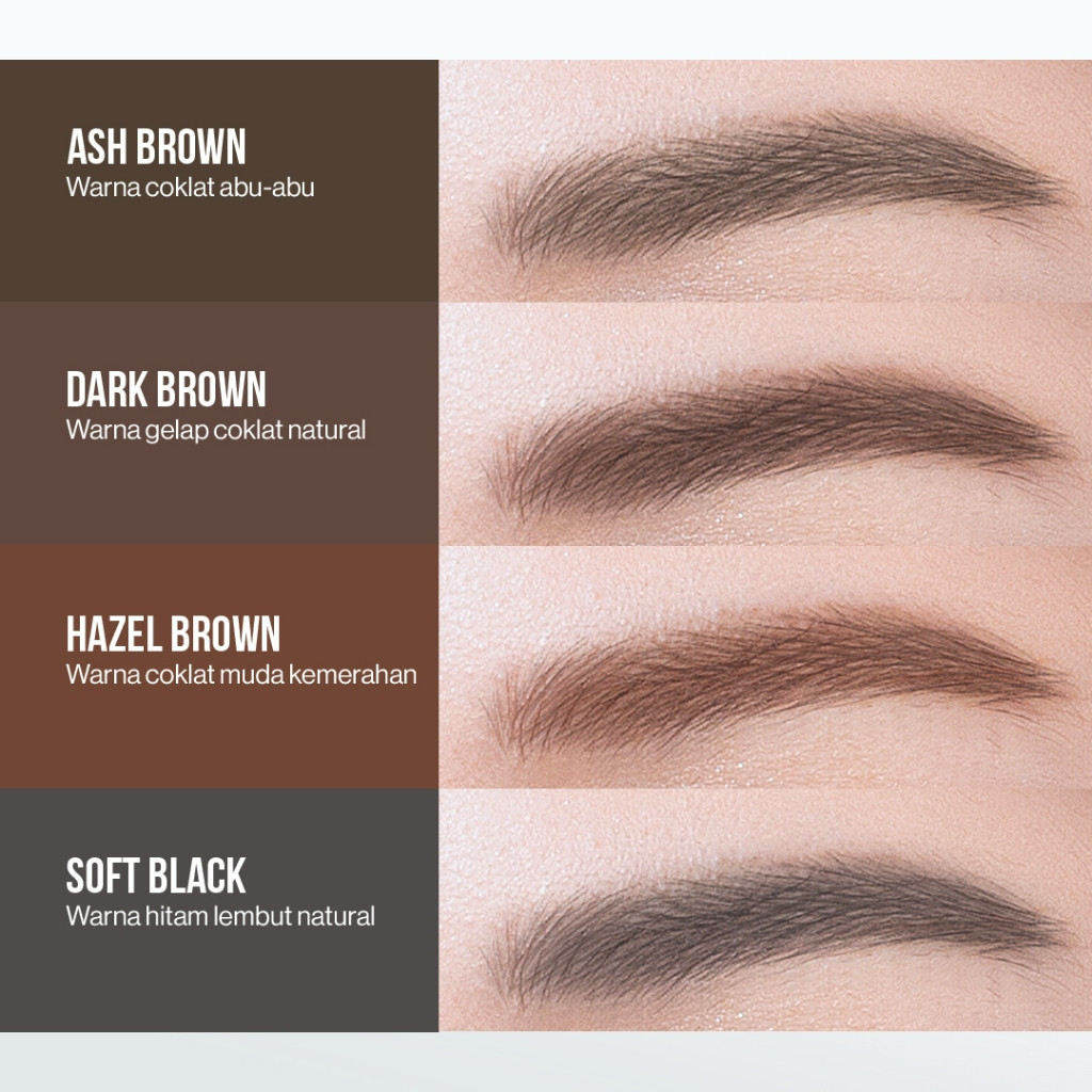 soulyu triple precision brow perfector 0,1g/pensil alis soulyu triple precision brow perfector 0,1g/pensil alis