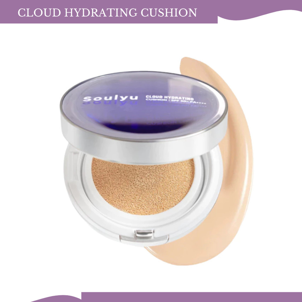 soulyu cloud hydrating cushion 12.5g/alas bedak soulyu cloud hydrating cushion 12.5g/alas bedak