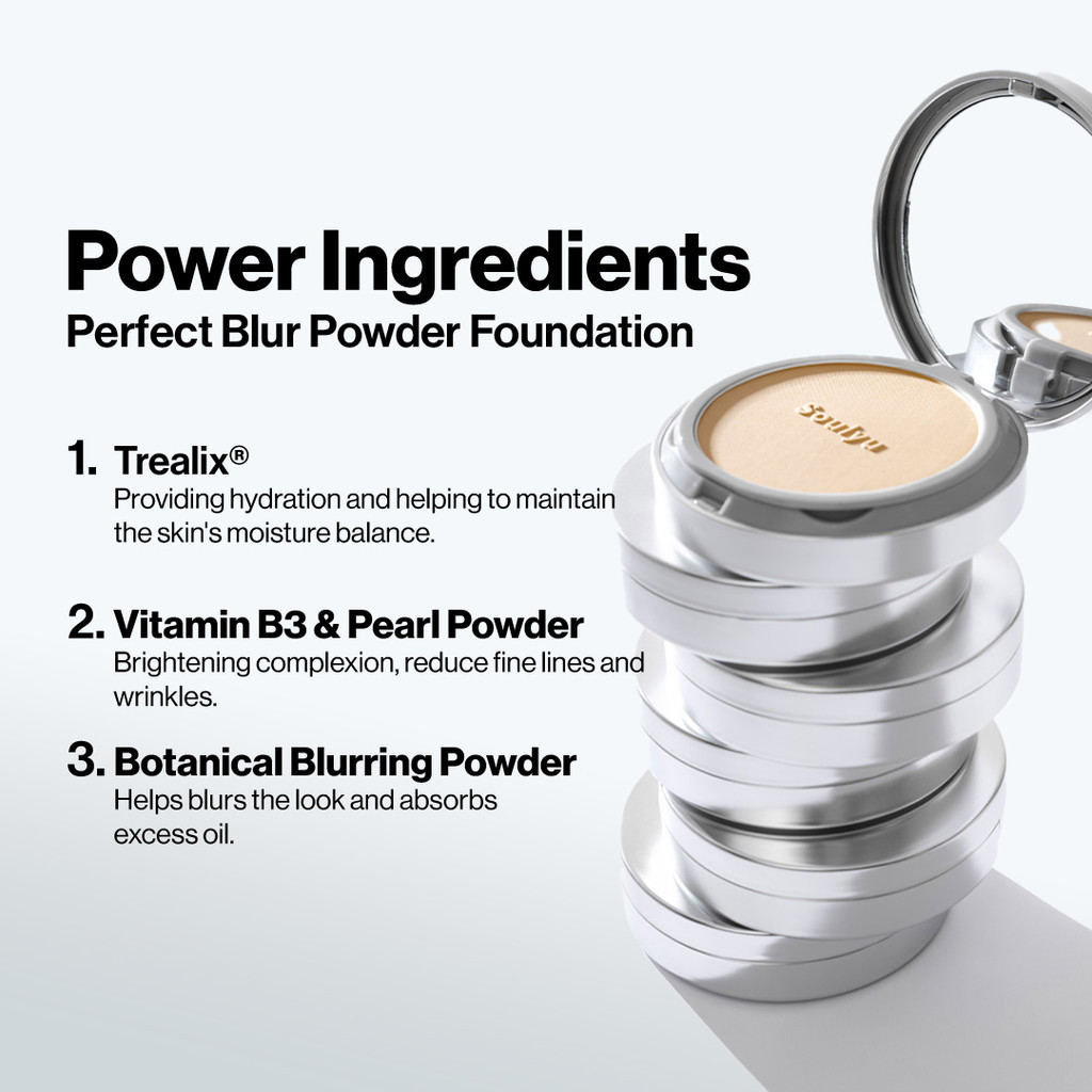 soulyu perfect blur powder foundation 9g soulyu perfect blur powder foundation 9g