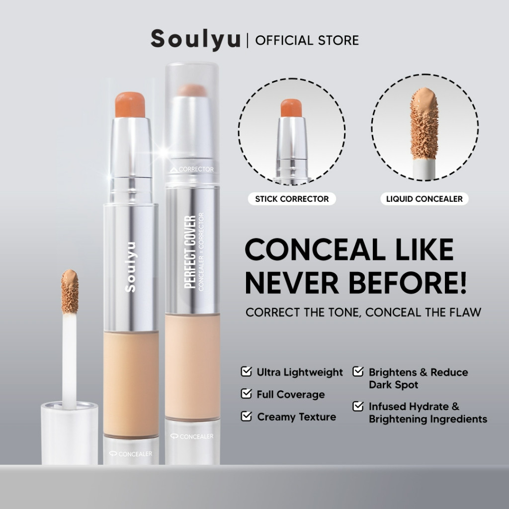 soulyu perfect cover concealer x corrector 6.5g soulyu perfect cover concealer x corrector 6.5g