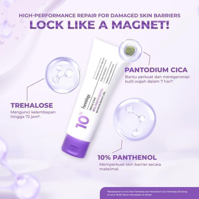 facetology panthenol barrier boost moisturizer 40g/pelembab wajah facetology panthenol barrier boost moisturizer 40g/pelembab wajah