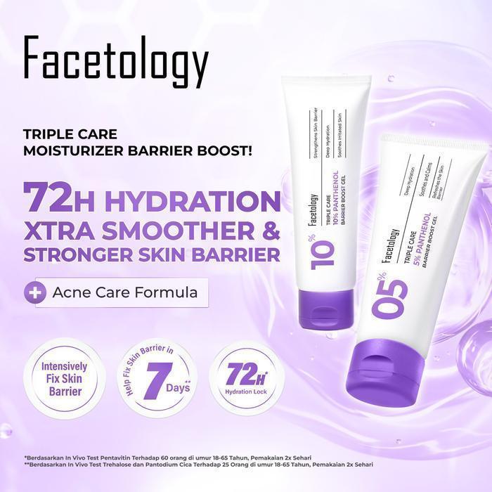 facetology panthenol barrier boost moisturizer 40g/pelembab wajah facetology panthenol barrier boost moisturizer 40g/pelembab wajah