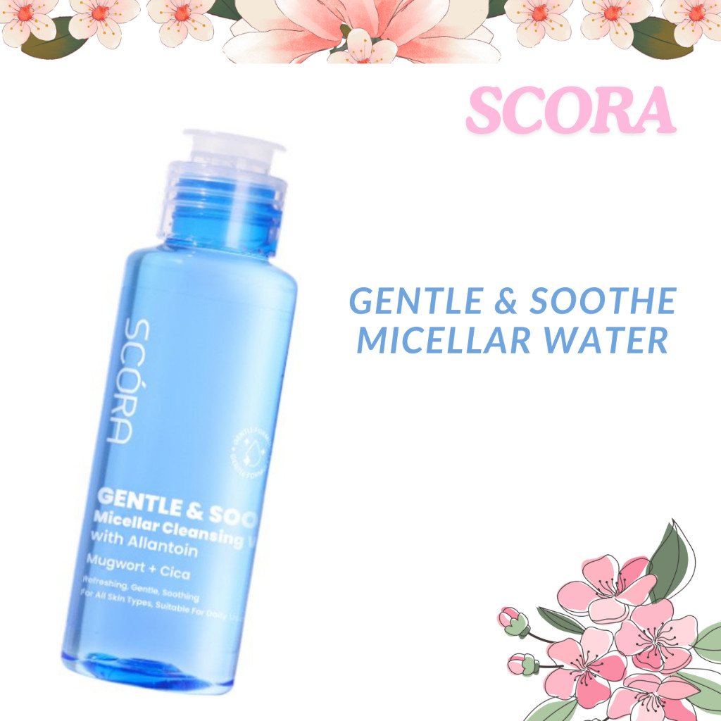 scora gentle and soothe micellar cleansing water 100 ml scora gentle and soothe micellar cleansing water 100 ml