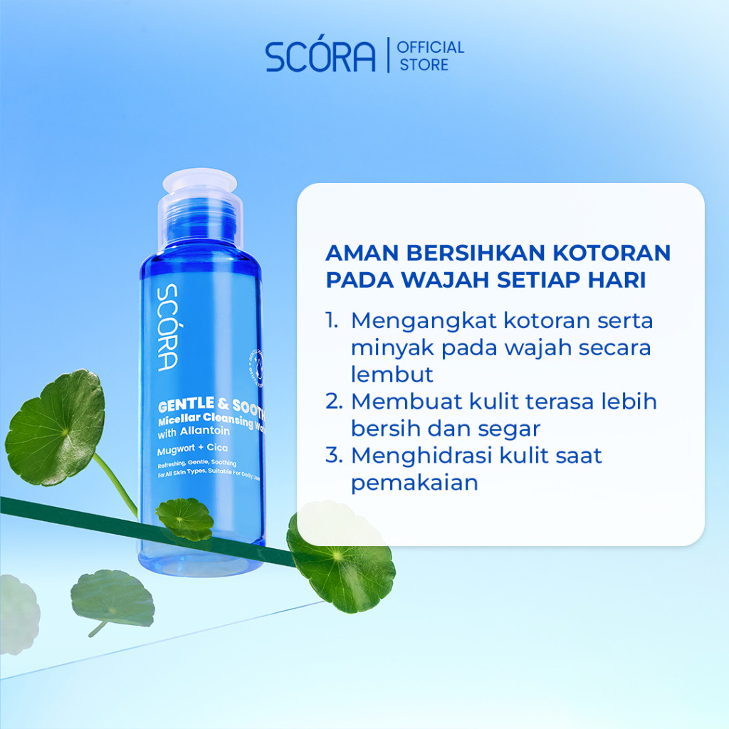 scora gentle and soothe micellar cleansing water 100 ml scora gentle and soothe micellar cleansing water 100 ml