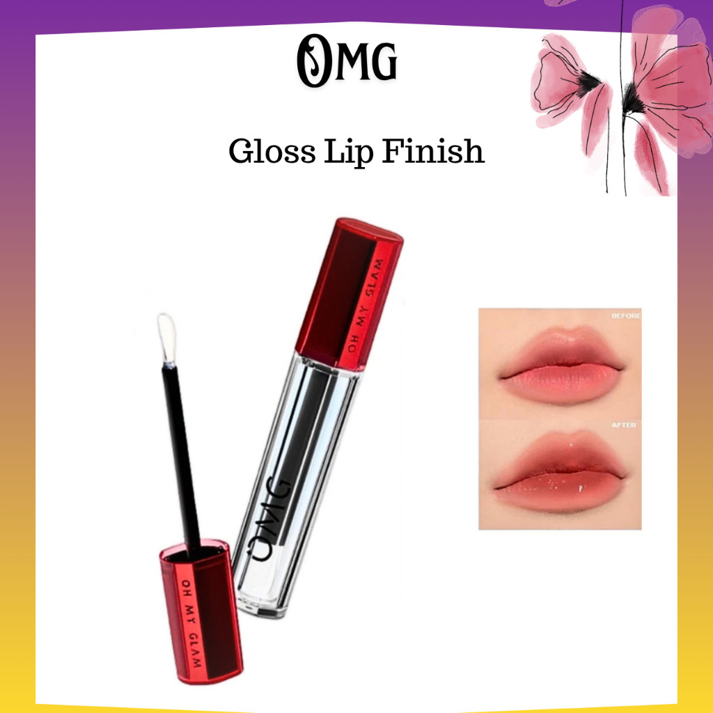 omg oh my glam gloss lip finish 2.7g/lip gloss omg oh my glam gloss lip finish 2.7g/lip gloss