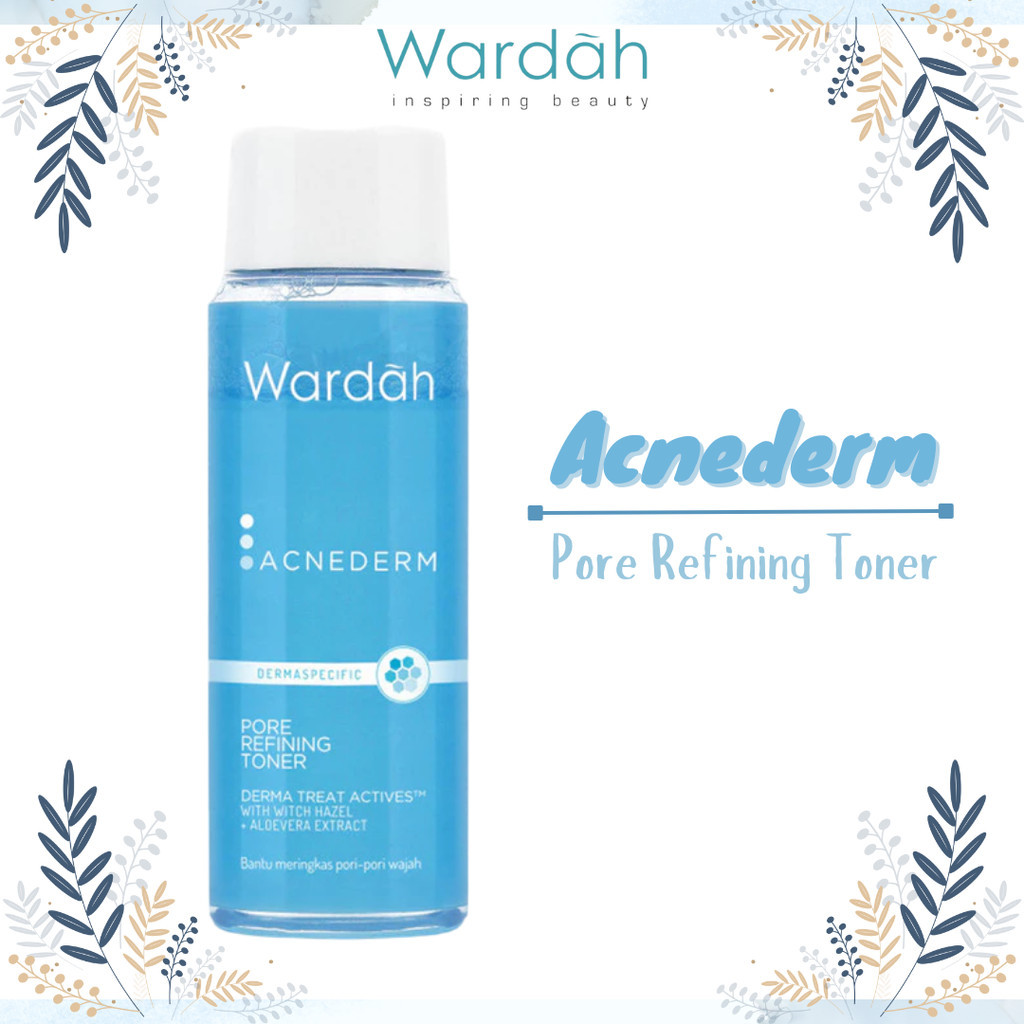 wardah acnederm pore refining toner 100ml wardah acnederm pore refining toner 100ml
