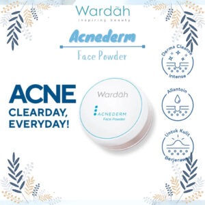 wardah acnederm face powder 20g/bedak tabur