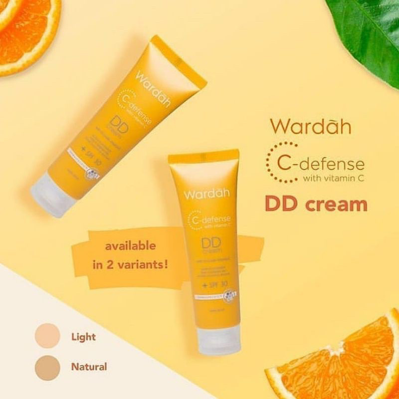 wardah c defense dd cream 20ml/alas bedak wardah c defense dd cream 20ml/alas bedak