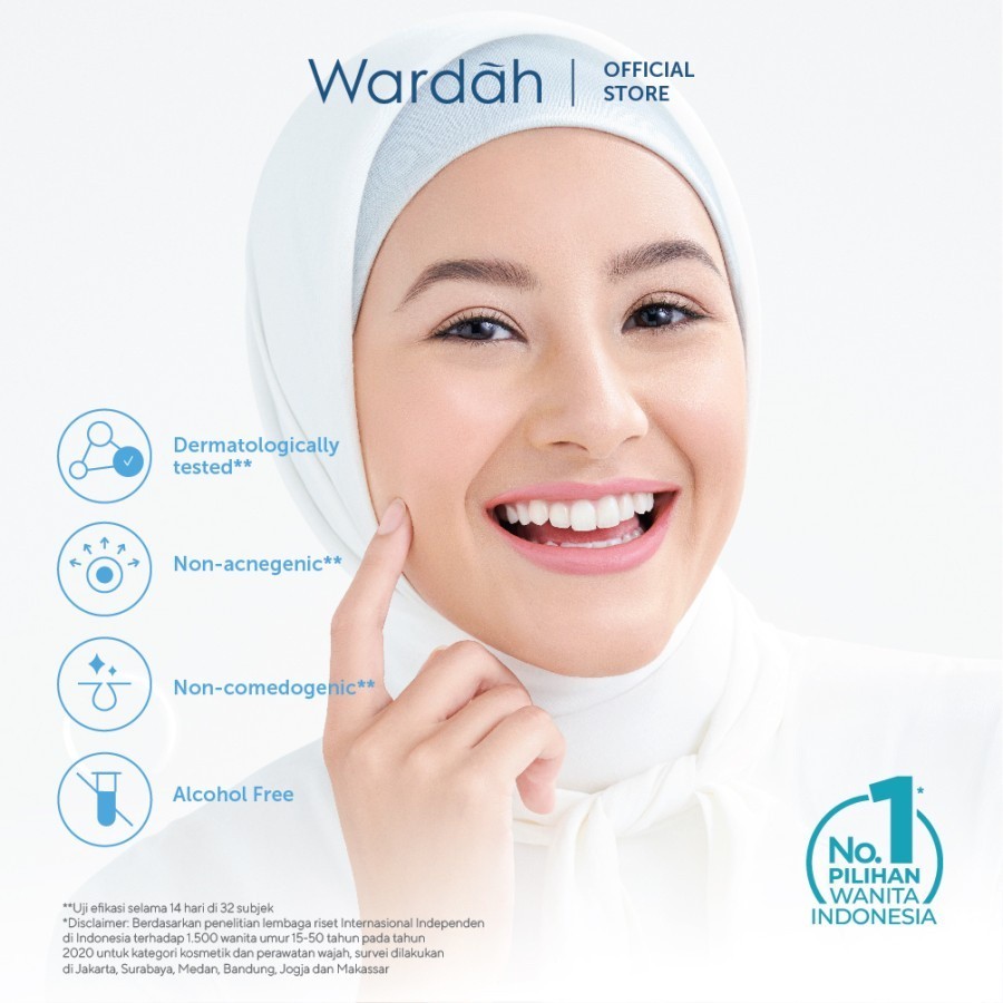 wardah lightening blue clay mask 50g/masker wajah wardah lightening blue clay mask 50g/masker wajah