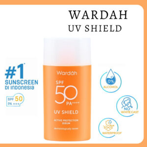 wardah uv shield active protection serum spf 50 pa+++