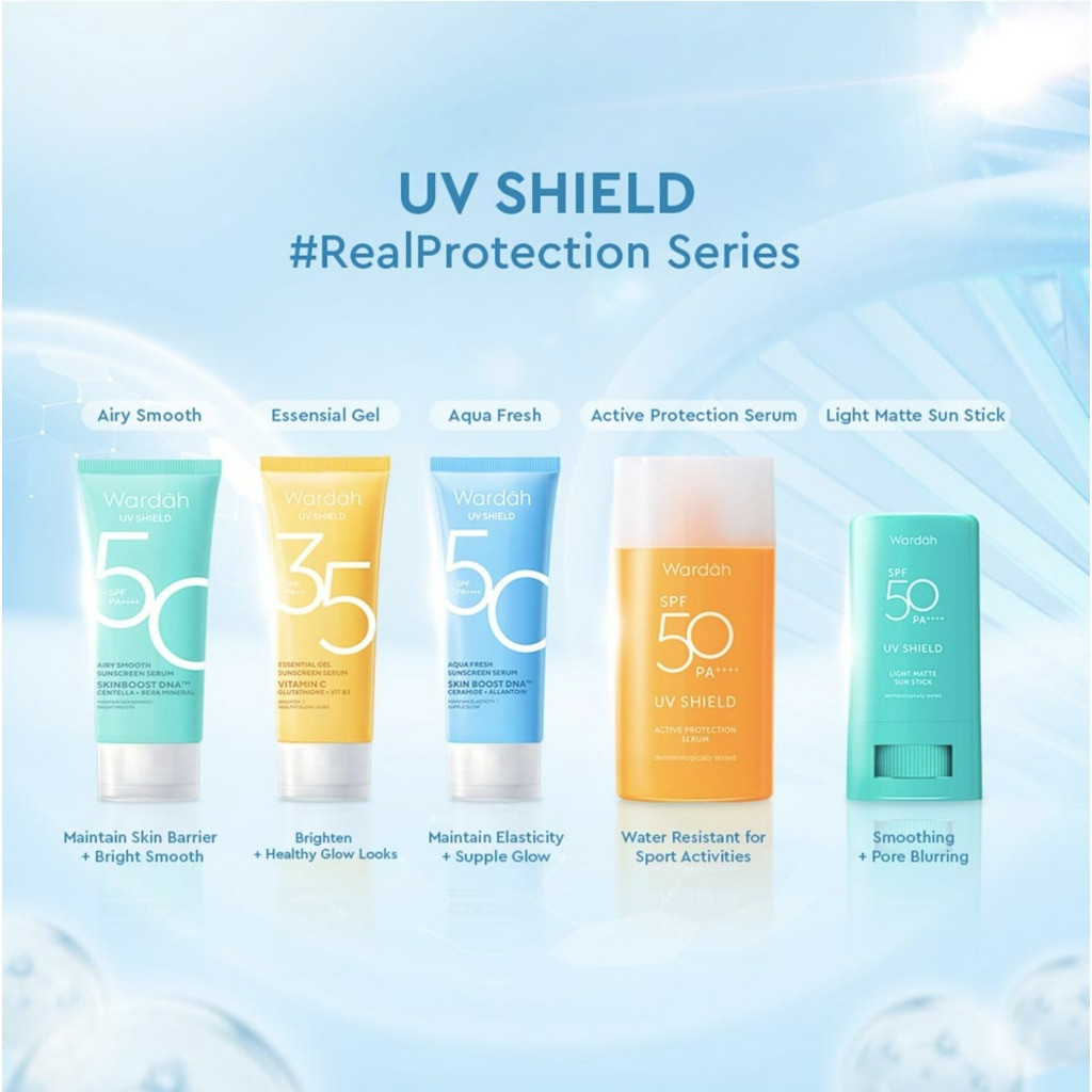 wardah uv shield airy smooth sunscreen serum spf 50 pa++++ 25ml wardah uv shield airy smooth sunscreen serum spf 50 pa++++ 25ml