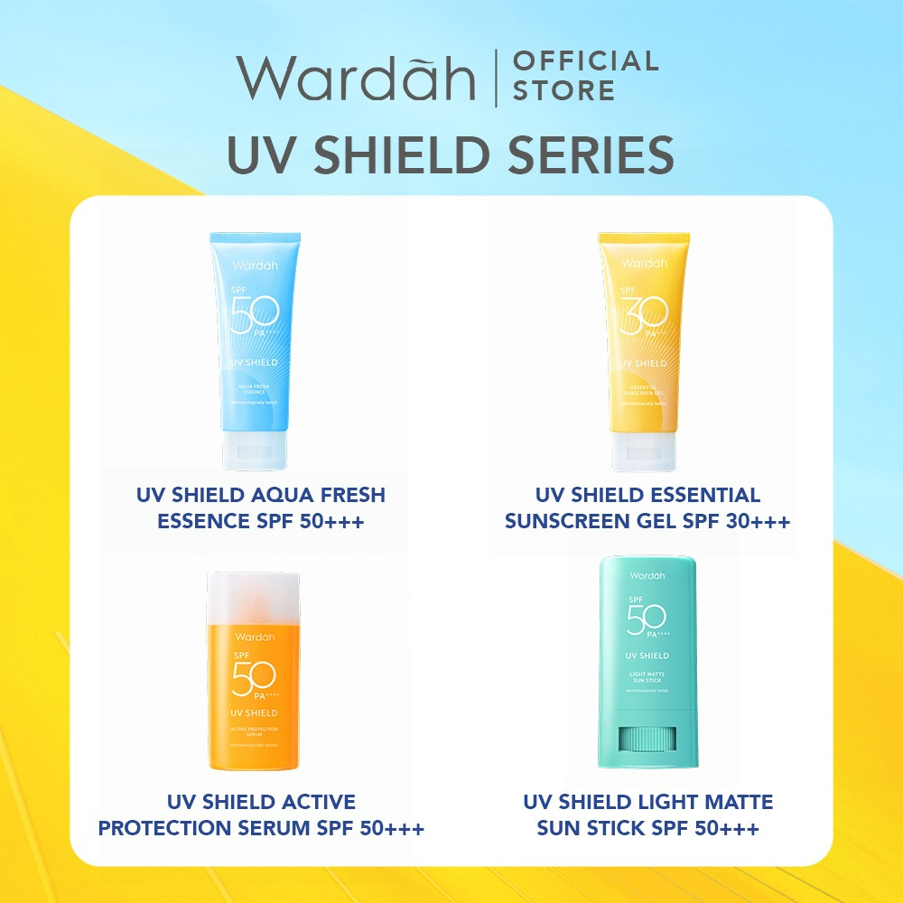 wardah uv shield aqua fresh essence spf 50 pa+++ wardah uv shield aqua fresh essence spf 50 pa+++