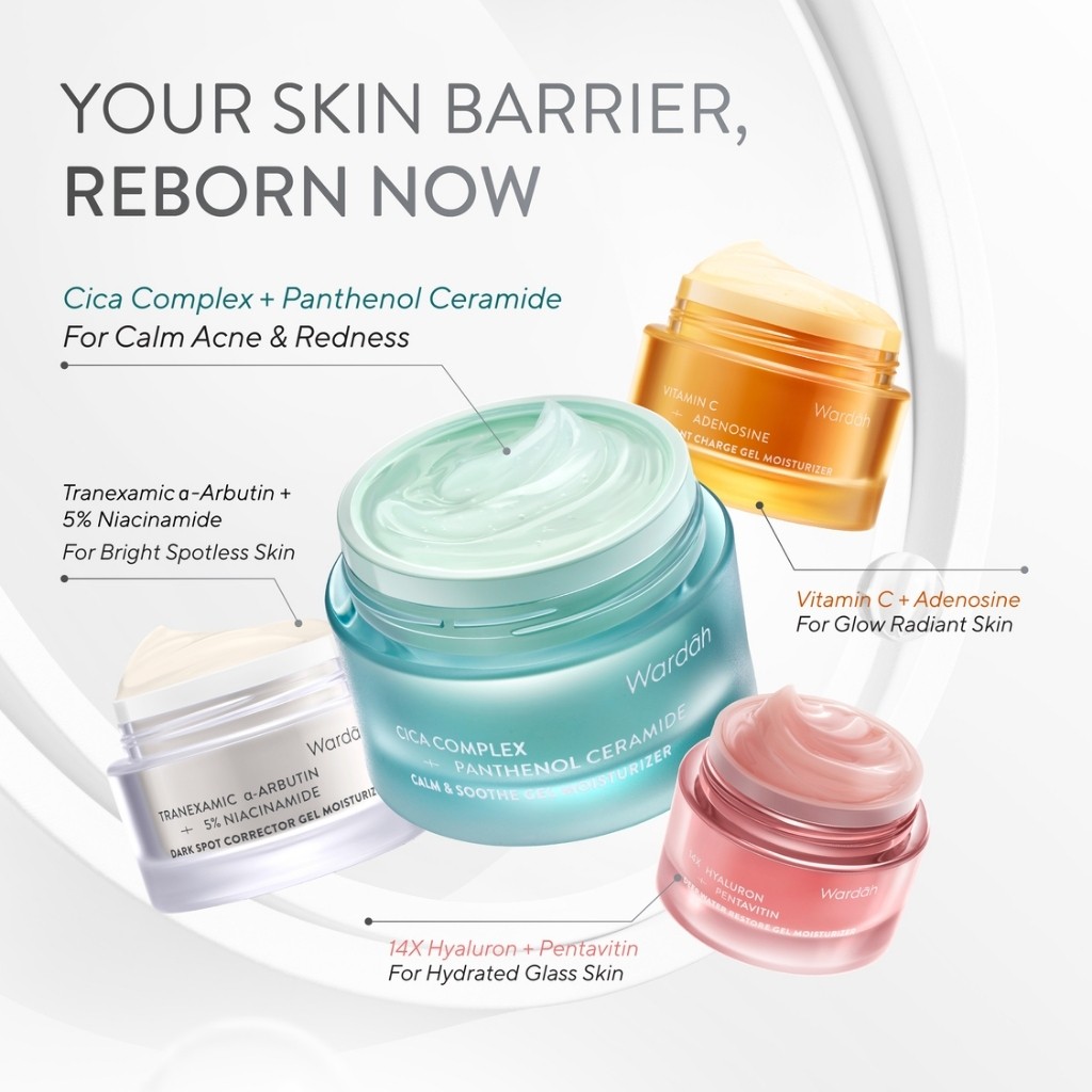wardah calm and soothe gel moisturizer 30gr/pelembab wajah wardah calm and soothe gel moisturizer 30gr/pelembab wajah