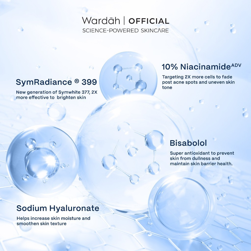 wardah symradiance 399 niacinamide bright and barrier boost moisture gel 30g/pelembab wajah wardah symradiance 399 niacinamide bright and barrier boost moisture gel 30g/pelembab wajah