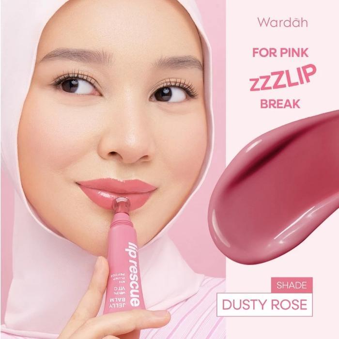 wardah lip rescue jelly balm 7g/pelembab bibir wardah lip rescue jelly balm 7g/pelembab bibir