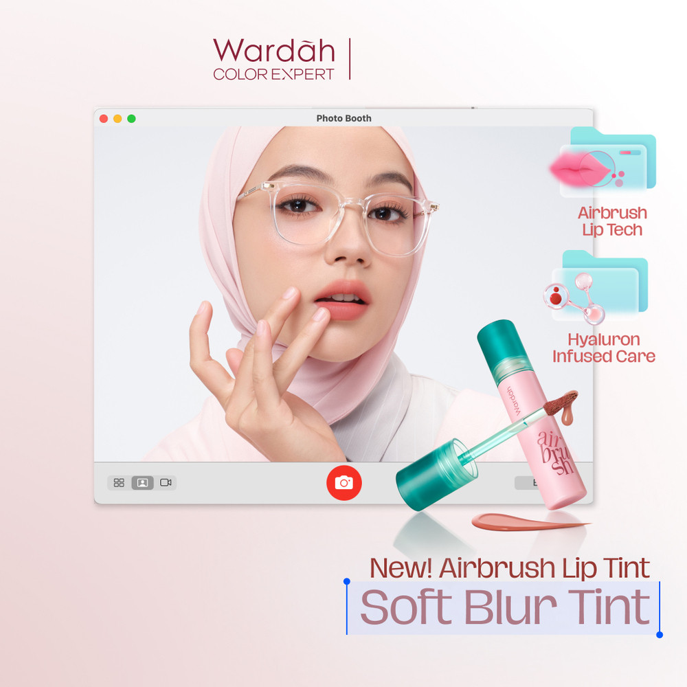 wardah airbrush lip tint 3g/lip matte/lip cream wardah airbrush lip tint 3g/lip matte/lip cream