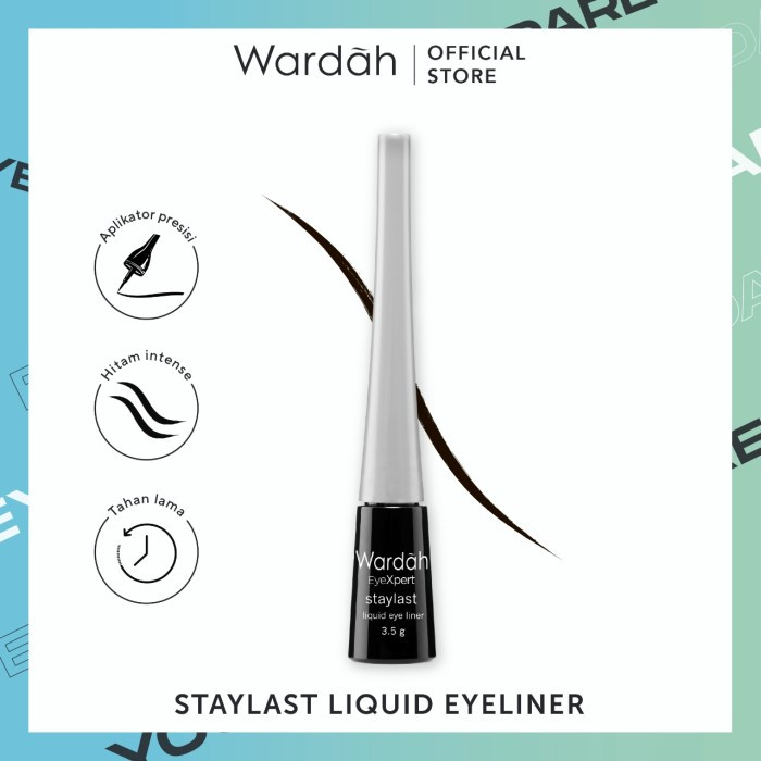 wardah eyexpert staylast liquid eyeliner 3.5g | waterproof eyeliner wardah eyexpert staylast liquid eyeliner 3.5g | waterproof eyeliner