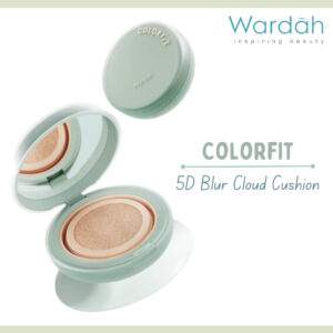 wardah colorfit 5d blur cloud cushion matte finish 18h spf 50 pa++++ 15gr