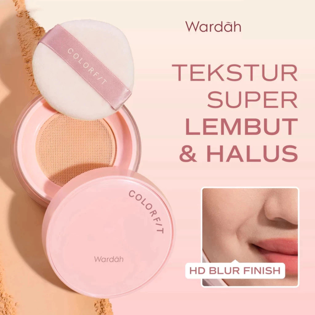 wardah colorfit hd blurify loose powder 15g/bedak tabur wardah colorfit hd blurify loose powder 15g/bedak tabur