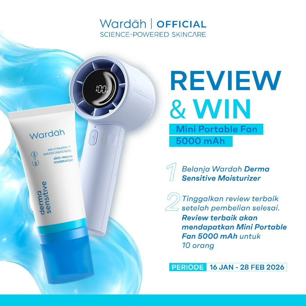 wardah derma sensitive skin rescue moisturizer neutrazen madecassoside 50g/pelembab wajah wardah derma sensitive skin rescue moisturizer neutrazen madecassoside 50g/pelembab wajah