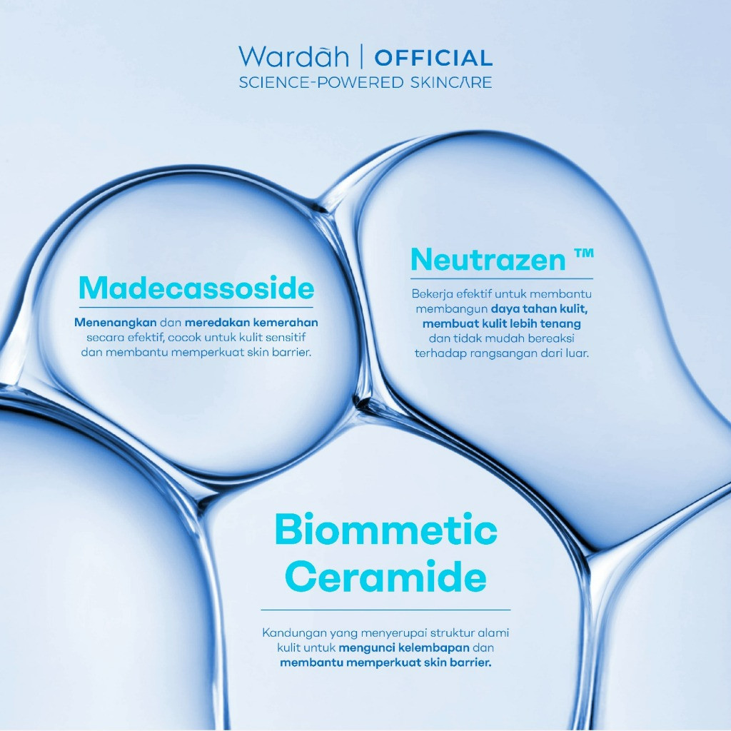 wardah derma sensitive skin rescue moisturizer neutrazen madecassoside 50g/pelembab wajah wardah derma sensitive skin rescue moisturizer neutrazen madecassoside 50g/pelembab wajah