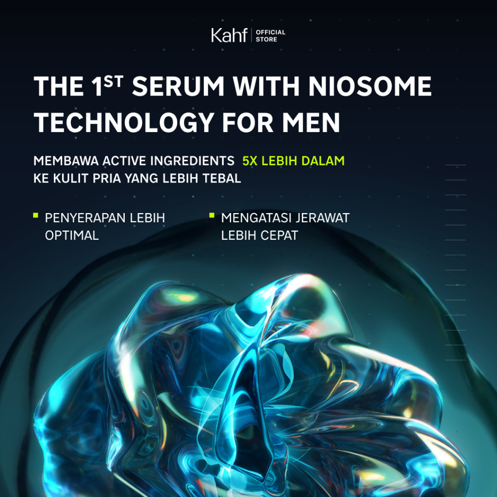 kahf acne clear and post acne repair niosome serum 25ml/serum wajah kahf acne clear and post acne repair niosome serum 25ml/serum wajah