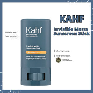 kahf invisible matte sunscreen stick spf 50 pa++++ 22 g / sunscreen pria