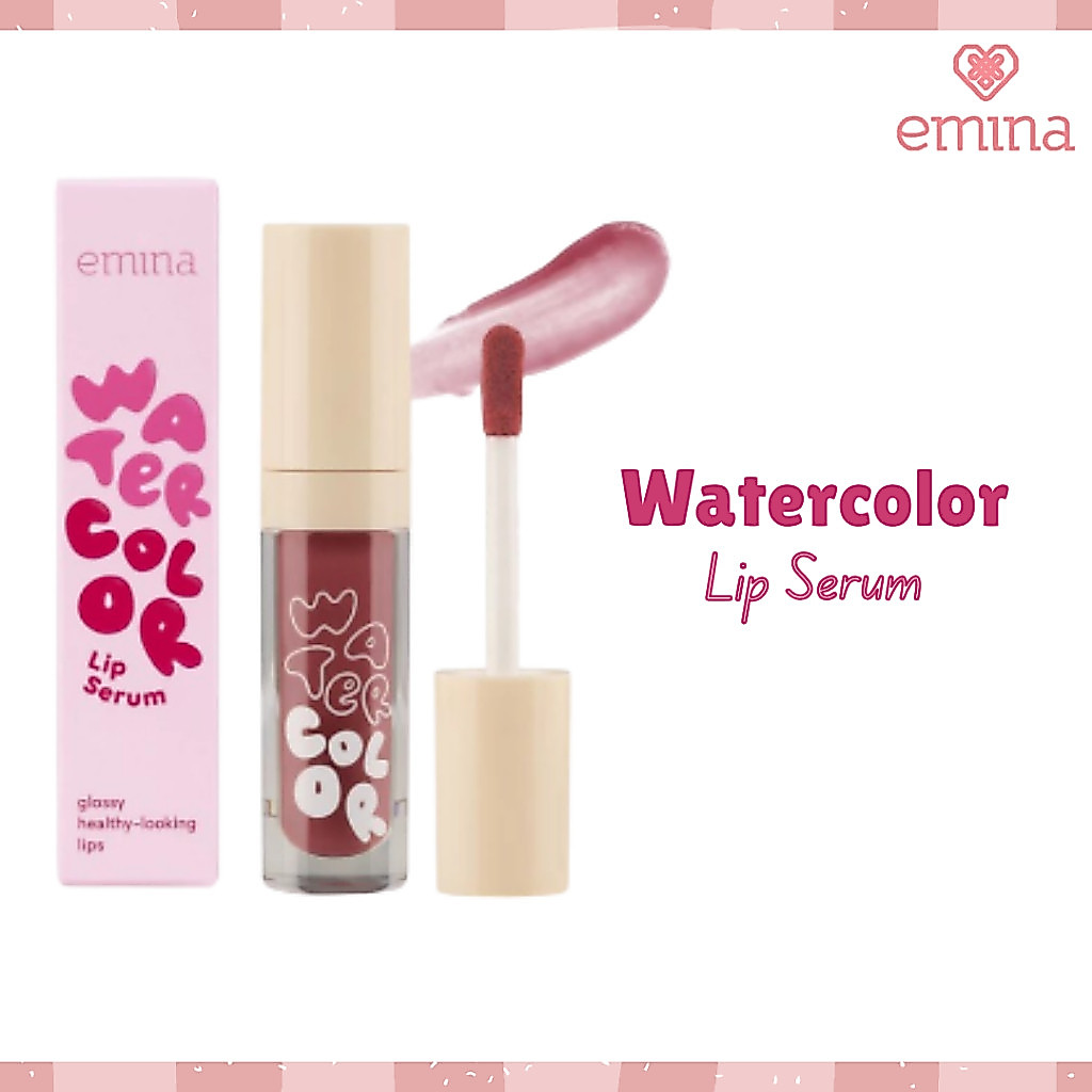 emina watercolor lip serum 2g / serum bibir emina watercolor lip serum 2g / serum bibir