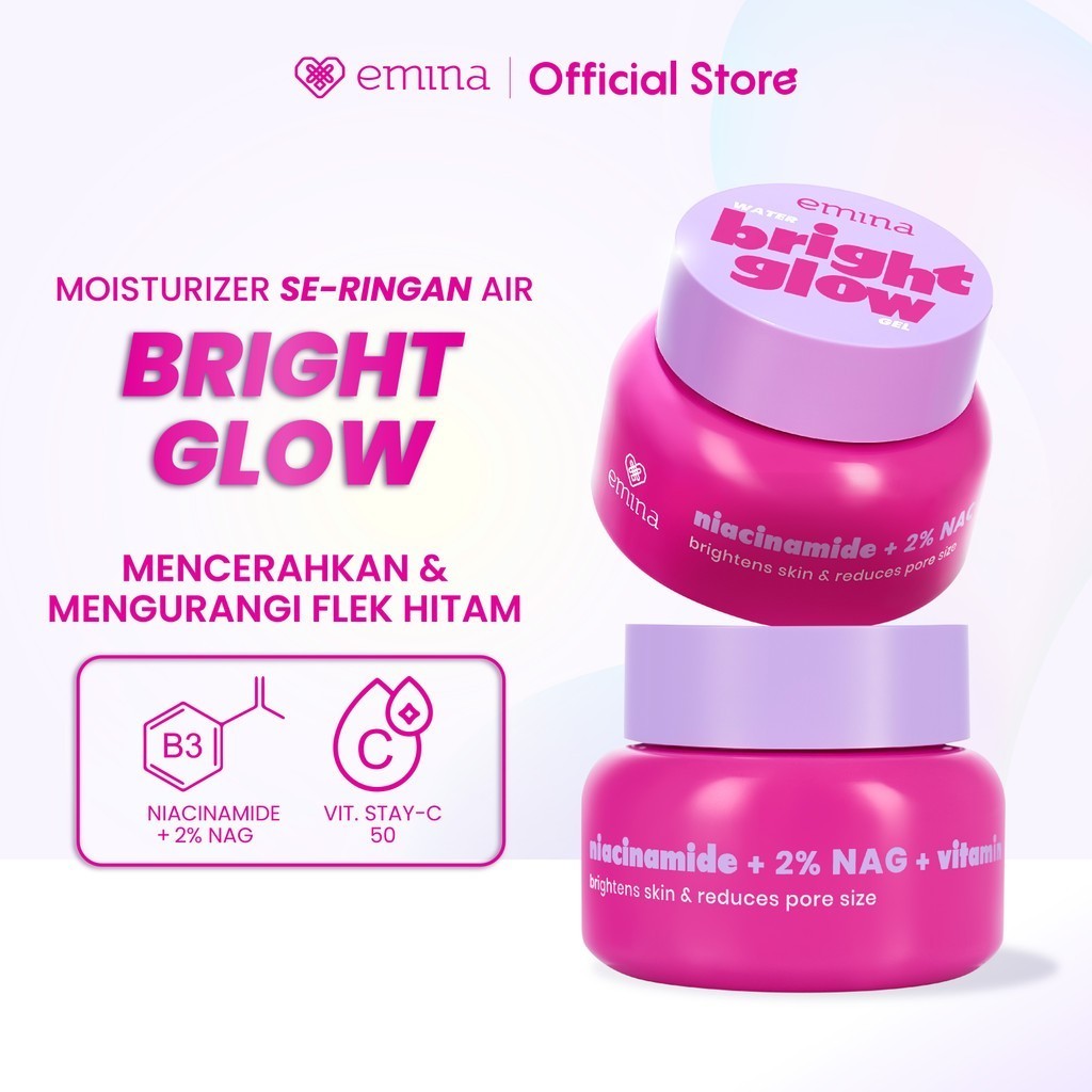 emina water gel moisturizer 30g/barrier balancing/bright glow/calming/pelembab wajah emina water gel moisturizer 30g/barrier balancing/bright glow/calming/pelembab wajah