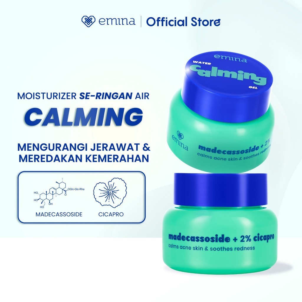 emina water gel moisturizer 30g/barrier balancing/bright glow/calming/pelembab wajah emina water gel moisturizer 30g/barrier balancing/bright glow/calming/pelembab wajah