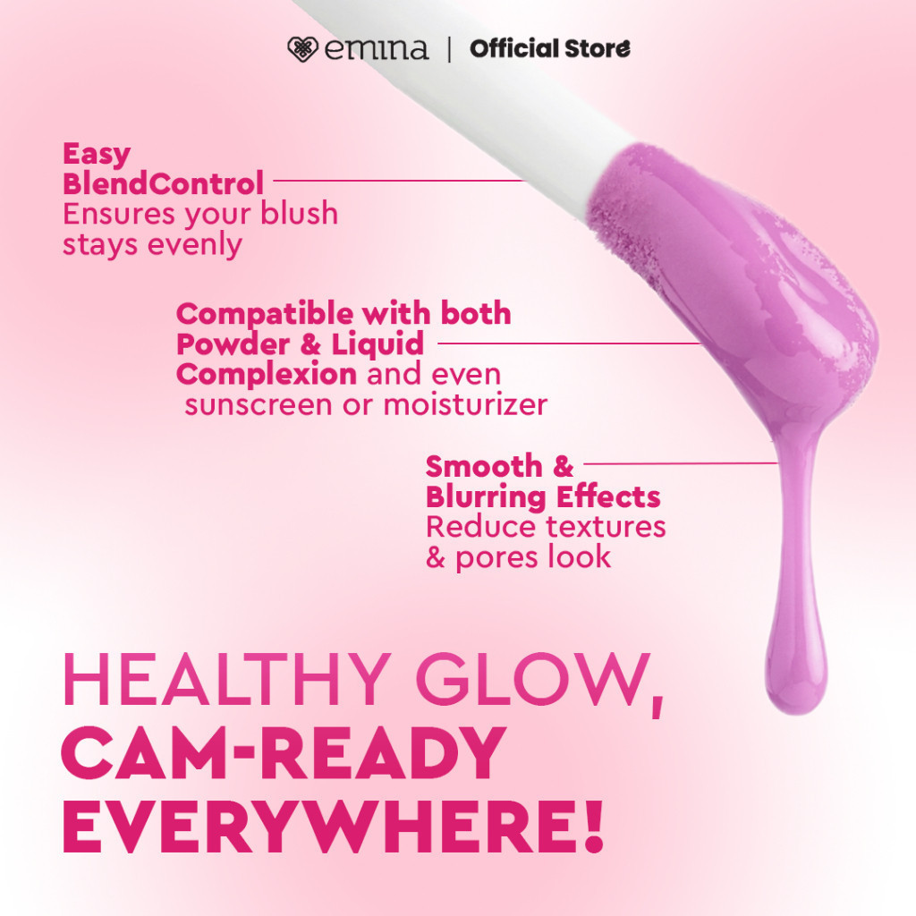 emina glow all day liquid blush 2.5g/blush on cair emina glow all day liquid blush 2.5g/blush on cair