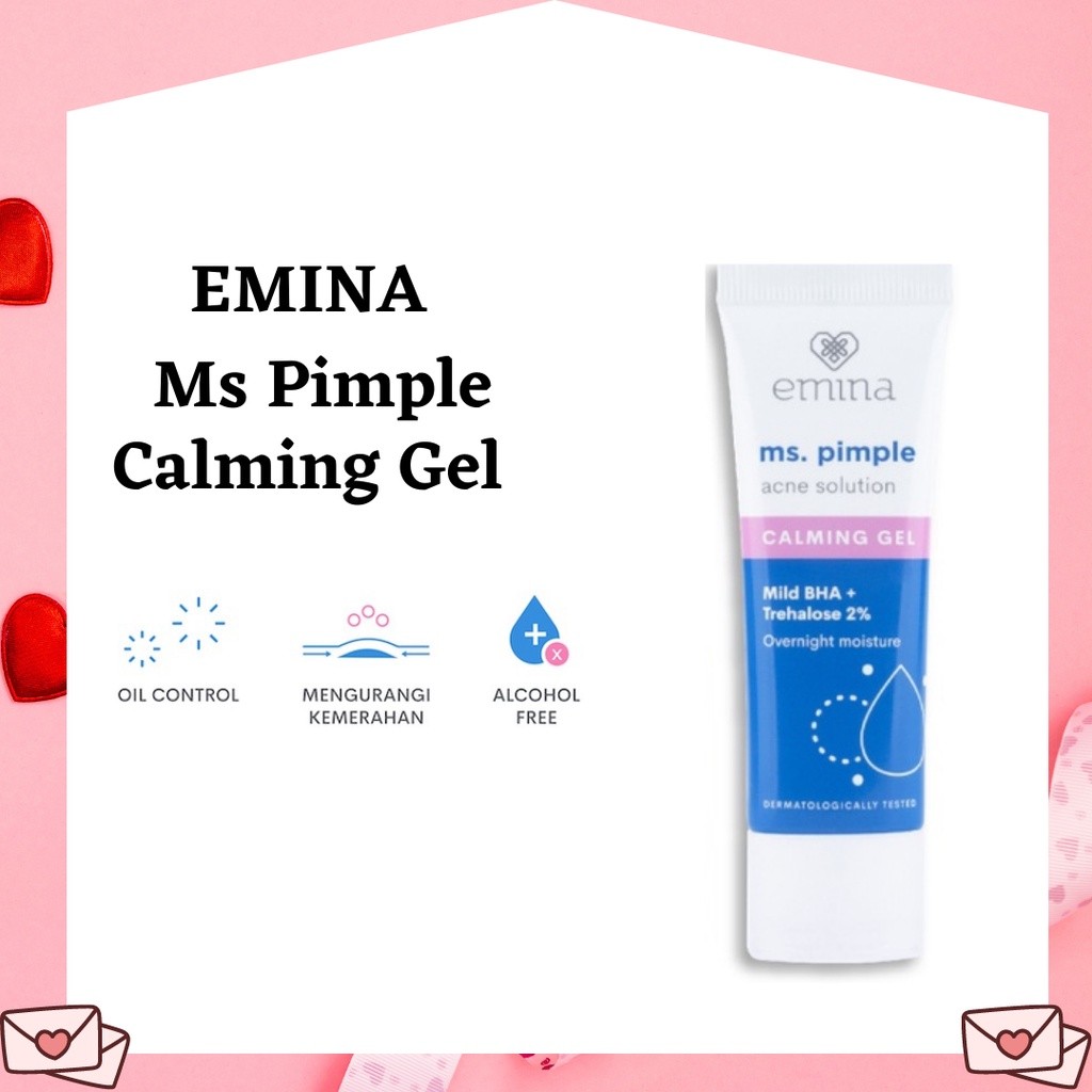 emina ms pimple acne solution calming gel 20 ml pelembab malam hari emina ms pimple acne solution calming gel 20 ml pelembab malam hari