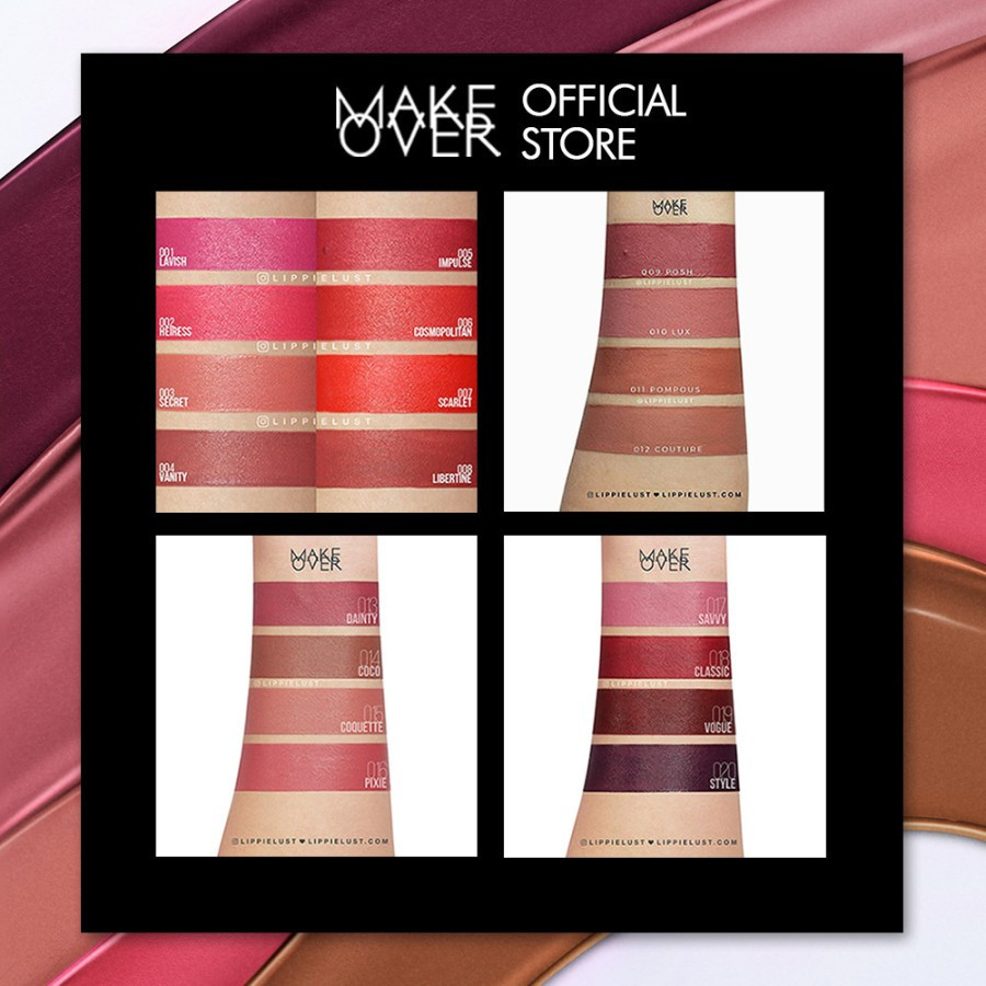 make over intense matte lip cream last 8 hours long 6.5g make over intense matte lip cream last 8 hours long 6.5g