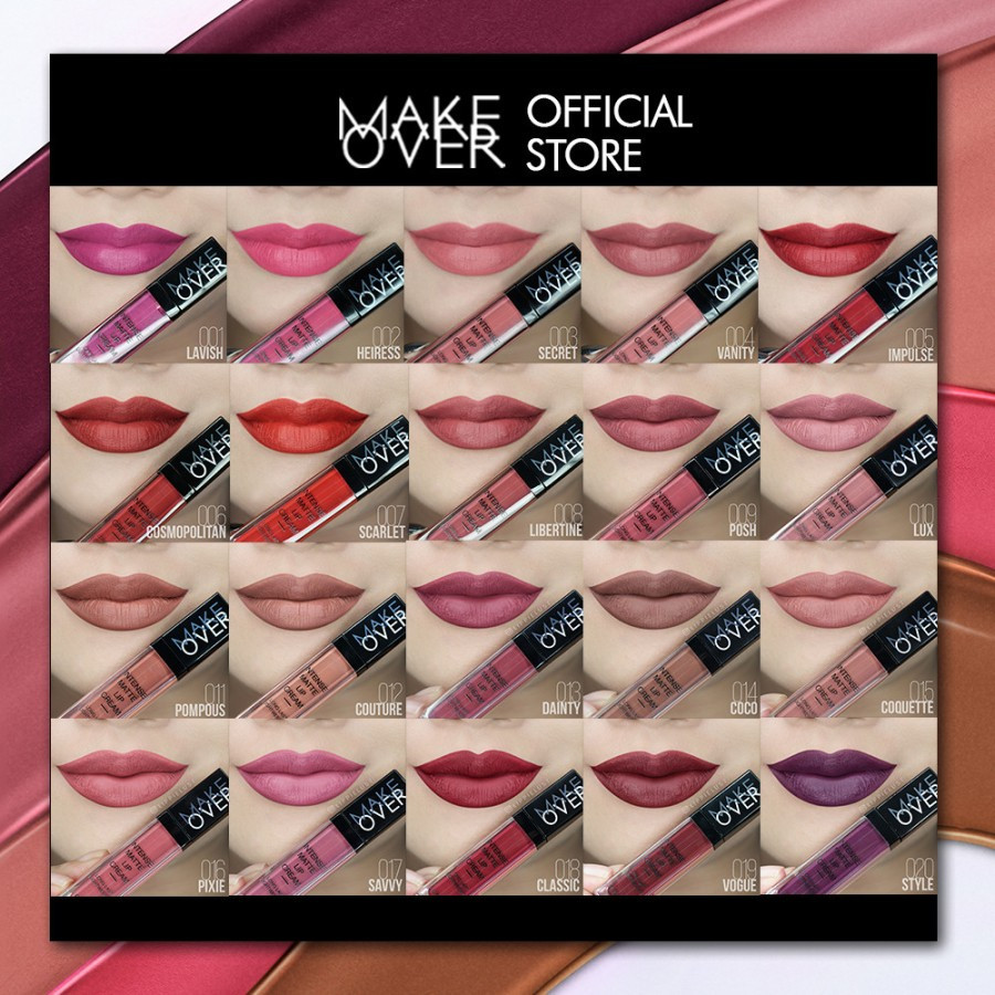 make over intense matte lip cream last 8 hours long 6.5g make over intense matte lip cream last 8 hours long 6.5g