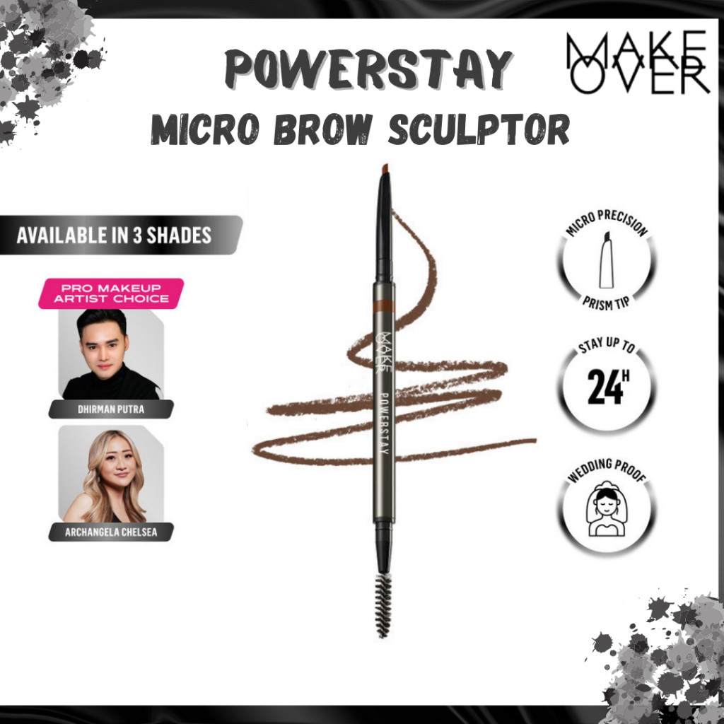 make over powerstay micro brow sculptor/pensil alis make over powerstay micro brow sculptor/pensil alis