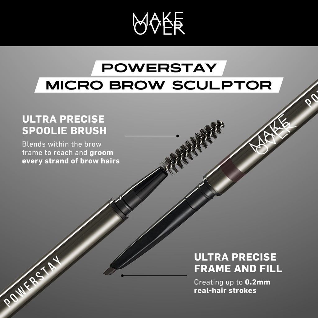 make over powerstay micro brow sculptor/pensil alis make over powerstay micro brow sculptor/pensil alis
