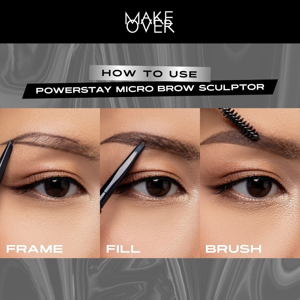 make over powerstay micro brow sculptor/pensil alis make over powerstay micro brow sculptor/pensil alis