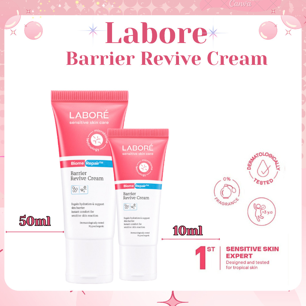 labore sensitive skincare biome repair barrier revive cream 50ml krim pelembab kulit sensitif labore sensitive skincare biome repair barrier revive cream 50ml krim pelembab kulit sensitif
