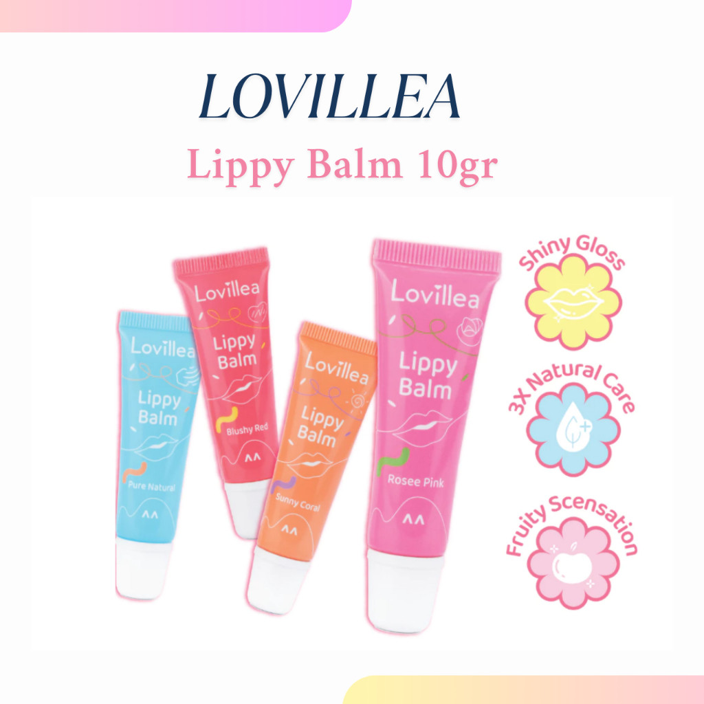 lovillea lippy balm 10gr/pelembab bibir lovillea lippy balm 10gr/pelembab bibir