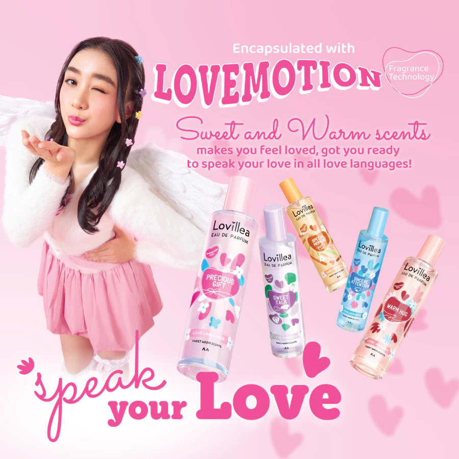 lovillea love language eau de parfum 100ml/parfum wanita lovillea love language eau de parfum 100ml/parfum wanita