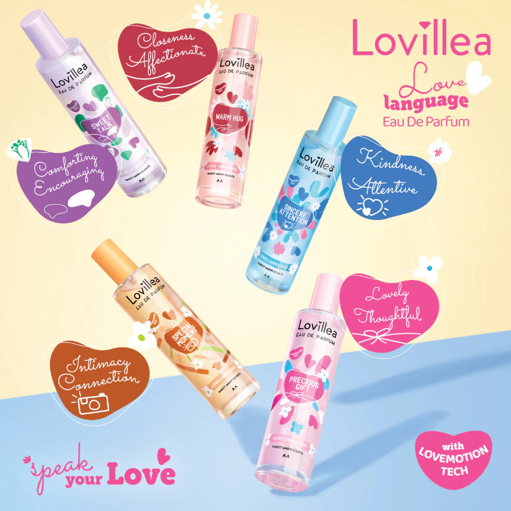 lovillea love language eau de parfum 100ml/parfum wanita lovillea love language eau de parfum 100ml/parfum wanita